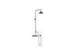 Dornbracht Madison Duschgarnitur 34459360-99 mit Brause-Thermostat, Ausladung Standbrause 420 mm, Dark Platinum matt