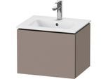 Duravit L-Cube Waschtisch-Unterschrank LC611804343 52x39,1x40cm, 1 Auszug, wandhängend, basalt matt