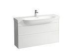 LAUFEN The new classic Waschtisch-Unterbau H4060520851701 117,5x67,5x31,5cm, 2 Schubladen, Weiß matt