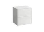 LAUFEN The new classic Schubladenelement/Sideboard H4060060856311 57,5x60x45,5cm, 2 Schubladen, Sideboard ohne Ausschnitt, Weiß glänzend
