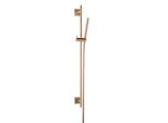 Herzbach Design iX PVD Dusch-Wandstangenset 21.922700.2.39 Copper Steel, 900mm, mit Stabhandbrause