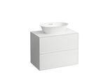LAUFEN The new classic Schubladenelement/Sideboard H4060120851701 77,5x60x45,5cm, 2 Schubladen, für Waschtisch-Schale, Weiß matt