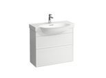 LAUFEN The new classic Waschtisch-Unterbau H4060420851701 77,5x67,5x31,5cm, 2 Schubladen, Weiß matt