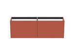 Ideal Standard Conca Waschtisch-Unterschrank T3996Y3 ohne Waschtischplatte, 2 Auszüge, 160 x 37 x 54 cm, Sunset matt lackiert