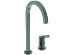 Ideal Standard Gusto Küchen-2-Loch-Armatur BD423A5 magnetic grey, mit hohem eckigen Rohrauslauf