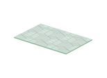 Duravit DuraSquare Glaseinleger 0099708200 116,4 x 38 cm, Sicherheitsglas, Cubic line