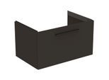 Ideal Standard i.life B Möbeldoppelwaschtisch-Unterschrank T5271NV 1 Auszug, 80 x 50,5 x 44 cm, carbongrau matt