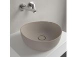 Villeroy und Boch Antao Aufsatzwaschtisch 4A7240AM 40x39,5cm, asymmetrisch, ohne Überlauf, almond C-plus