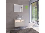 Keuco Stageline Waschtisch-Unterschrank 32863180100 80 x 55 x 49 cm, Dekor Cashmere, Glas Cashmere klar, mit Elektrik