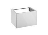 Keuco Royal Reflex Waschtisch-Unterschrank 34050570000 64,6 x 45 x 48,7 cm, schwarz/schwarz