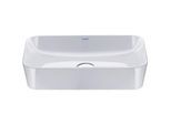 Duravit Cape Cod Aufsatz-Waschtisch 23475500001 55x40cm, ohne Hahnloch, Überlauf, Hahnlochbank, Weiß WonderGliss