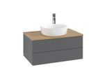 Villeroy & Boch Antao Waschtischunterschrank 800x360x500mm L19151GK mit Beleuchtung mit Struktur FK/AP: GK/1