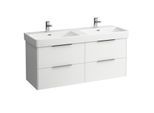 LAUFEN Base Waschtisch-Unterbau H4025141102611 für Pro S, 126x44x53cm, 4 Schubladen, weiß glänzend