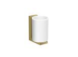 hansgrohe Axor Zahnbecher 42604950 Glas, Wandmontage, brushed brass