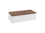 Villeroy und Boch Antao Waschtisch-Unterschrank L40102GF 100x26,8x50cm, Waschbeckenplattenfarbe warm walnut, glossy white lacquer