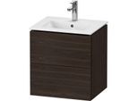 Duravit L-Cube Waschtisch-Unterschrank LC621806969 52x39,1x55cm, 2 Schubkästen, wandhängend, nussbaum gebürstet