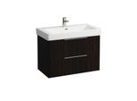 LAUFEN Pro s Waschtisch-Unterbau H4023921102631 81x44x53cm, 2 Schubladen, Ulme dunkel