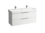 LAUFEN Pro s Waschtisch-Unterbau H4024921102601 116x44x53cm, 2 Schubladen, weiß matt