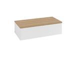 Villeroy und Boch Antao Waschtisch-Unterschrank L40101GF 100x26,8x50cm, Waschbeckenplattenfarbe honey oak, glossy white lacquer