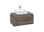 Villeroy und Boch Legato Waschtischunterschrank B73300RK 80x38x50cm, Waschtisch mittig, Stone Oak