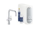 Grohe Blue Home Küchenarmatur 31456001 chrom, U-Auslauf, Starter Kit