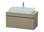Duravit DuraStyle Waschtisch-Unterschrank DS530407575 100 x 47,8 cm, leinen, für Konsole, 1 Auszug