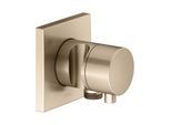 Keuco Ixmo Fertigmontageset 59549031202 Unterputz-3-Wege-Ab-und Umstellventil, Brausehalter, Griff Comfort, eckig, Bronze gebürstet