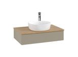 Villeroy & Boch Antao Waschtischunterschrank 800x190x500mm K08151HK mit Struktur FK/AP: HK/1
