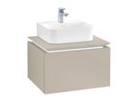 Villeroy & Boch Legato Waschtischunterschrank B731L0VK 60x38x50cm, mit LED-Beleuchtung, Soft Grey