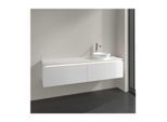 Villeroy & Boch Legato Waschtischunterschrank B59700DH 160x38x50cm, mit Beleuchtung, Glossy White