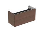 Geberit One Waschtisch-Unterschrank 500385001 2 Schubladen, 89,4x46,5x39,6cm, Echtholzfurnier nussbaum amerikanisch