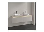 Villeroy & Boch Legato Waschtischunterschrank B59100VK 140x38x50cm, Soft Grey