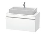 Duravit DuraStyle Waschtisch-Unterschrank DS530401818 100 x 47,8 cm, weiß matt, für Konsole, 1 Auszug
