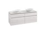 Villeroy & Boch Legato Waschtischunterschrank B59200E8 140x55x50cm, White Wood