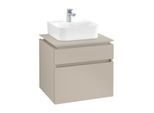 Villeroy & Boch Legato Waschtischunterschrank B73200VK 60x55x50cm, Soft Grey