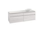 Villeroy & Boch Legato Waschtischunterschrank B59800E8 160x50x50cm, White Wood