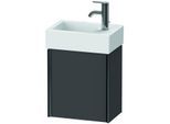 Duravit XViu Waschtisch-Unterschrank XV4230RB249 36,4 x 39,7 x 23,4 cm, rechts, graphit matt, 1 Tür, schwarz matt