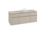 Villeroy & Boch Legato Waschtischunterschrank B58600VK 140x55x50cm, Soft Grey