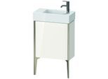 Duravit XViu Waschtisch-Unterschrank XV4532RB185 48,4 x 49,3 x 23,4 cm, rechts, weiß hochglanz, 1 Tür, champagner matt