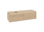 Villeroy & Boch Legato Waschtischunterschrank B587L0VJ 140x38x50cm, mit LED-Beleuchtung, Nordic Oak