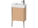 Duravit XViu Waschtisch-Unterschrank XV4532RB112 48,4 x 49,3 x 23,4 cm, rechts, eiche gebürstet, 1 Tür, champagner matt