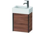 Duravit XViu Waschtisch-Unterschrank XV4230RB279 36,4 x 39,7 x 23,4 cm, rechts, nussbaum natur, 1 Tür, schwarz matt