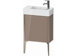 Duravit XViu Waschtisch-Unterschrank XV4532RB186 48,4 x 49,3 x 23,4 cm, rechts, cappucino hochglanz, 1 Tür, champagner matt