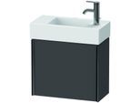 Duravit XViu Waschtisch-Unterschrank XV4232RB249 48,4 x 39,7 x 23,4 cm, rechts, graphit matt, 1 Tür, schwarz matt
