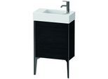 Duravit XViu Waschtisch-Unterschrank XV4532RB216 48,4 x 49,3 x 23,4 cm, rechts, Eiche schwarz, 1 Tür, schwarz matt