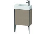 Duravit XViu Waschtisch-Unterschrank XV4532RB275 48,4 x 49,3 x 23,4 cm, rechts, leinen, 1 Tür, schwarz matt