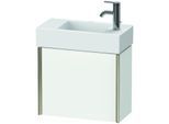 Duravit XViu Waschtisch-Unterschrank XV4232LB118 48,4x39,7x23,4 cm, links, weiß matt, 1 Tür, champagner matt