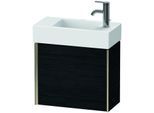 Duravit XViu Waschtisch-Unterschrank XV4232RB116 48,4x39,7x23,4 cm, rechts, Eiche schwarz, 1 Tür, champagner matt