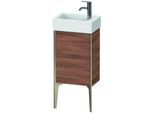 Duravit XViu Waschtisch-Unterschrank XV4530LB179 36,4 x 49,3 x 23,4 cm, links, nussbaum natur, 1 Tür, champagner matt