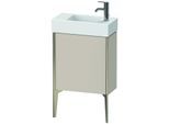 Duravit XViu Waschtisch-Unterschrank XV4532LB191 48,4 x 49,3 x 23,4 cm, links, taupe matt, 1 Tür, champagner matt
